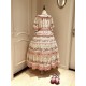 Yolanda Cranberry And Four-Leaf Clover Cardigan Skirt JSK and OP(Reservation/3 Colours/Full Payment Without Shipping)